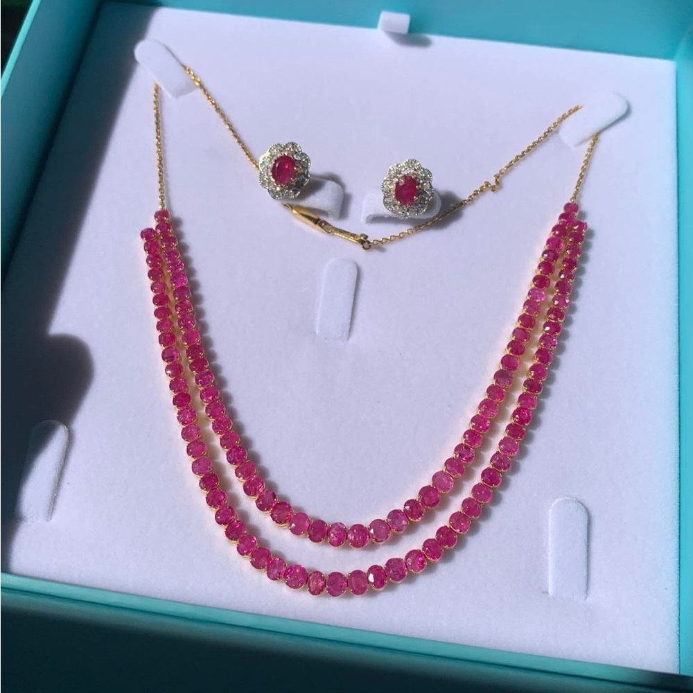 Burmese Moe goke Ruby necklace only